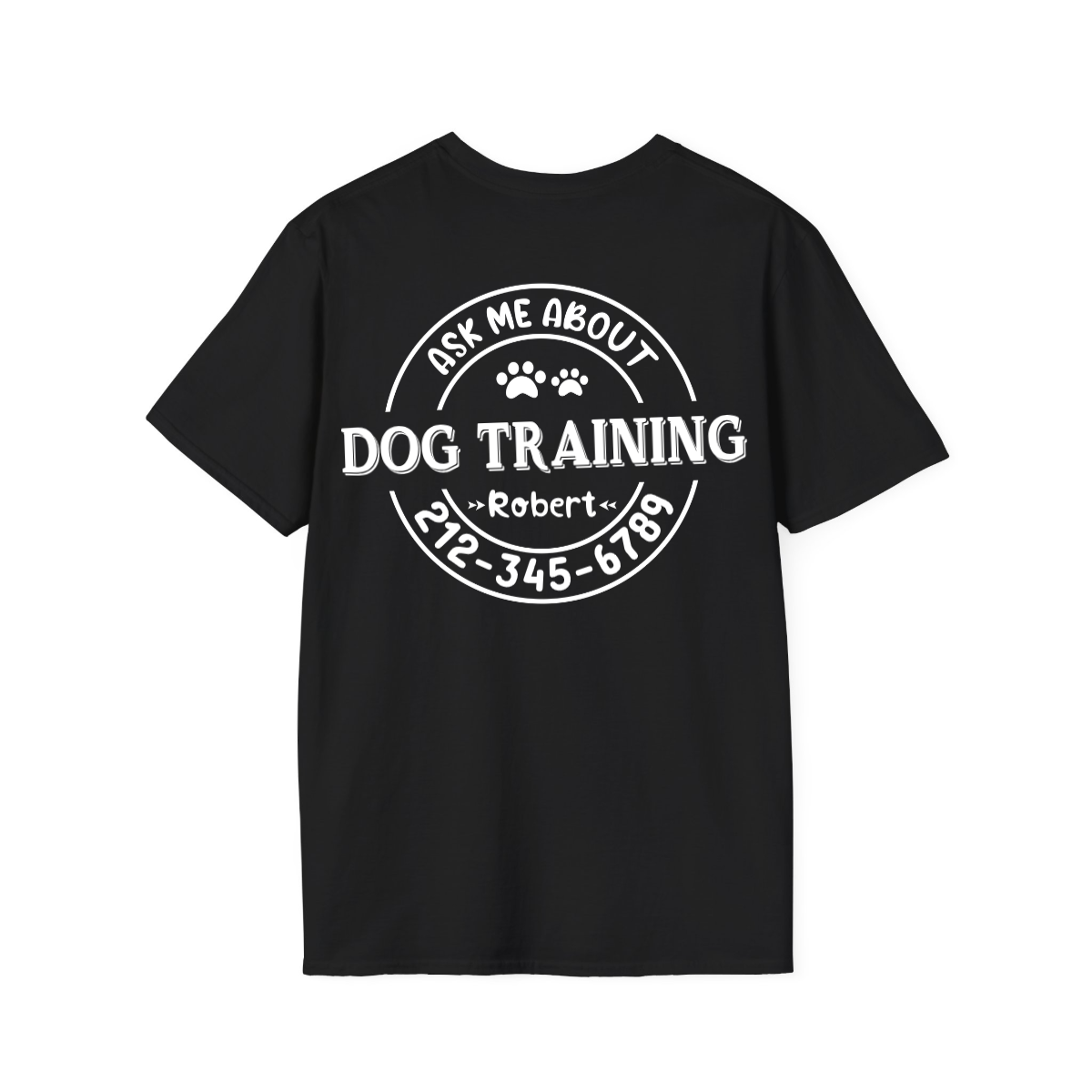 Personalized Dog Trainer Unisex Shirt - Dog Training Tee, Gift