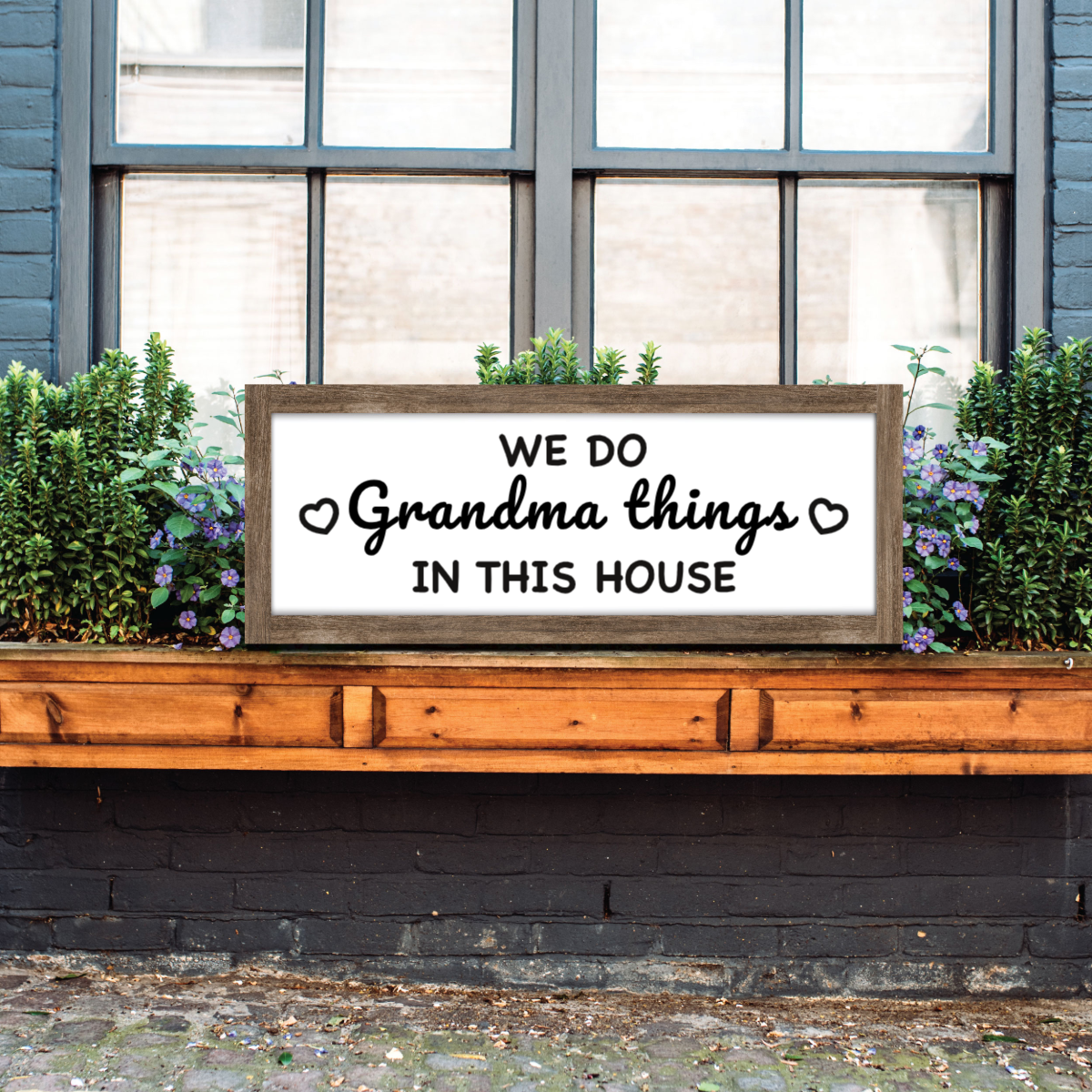 Personalized Grandma Grandpa Wood Sign, Funny Custom Nana Papa House Welcome Sign, Custom Home Decor, Wall art, Gift