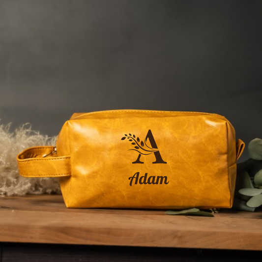 Personalized toiletry bag