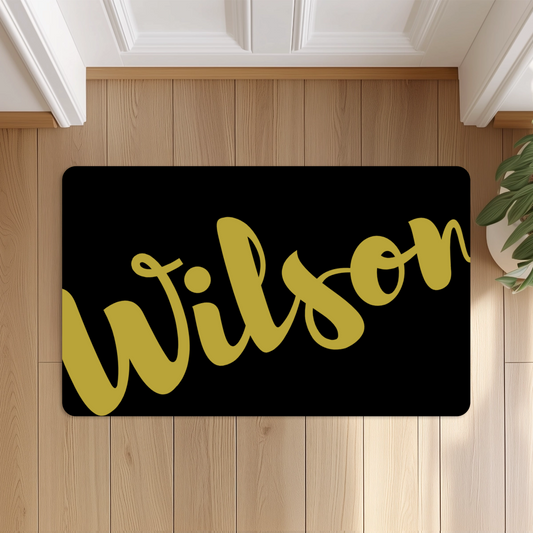 Personalized Family Name Doormat, Housewarming Gift
