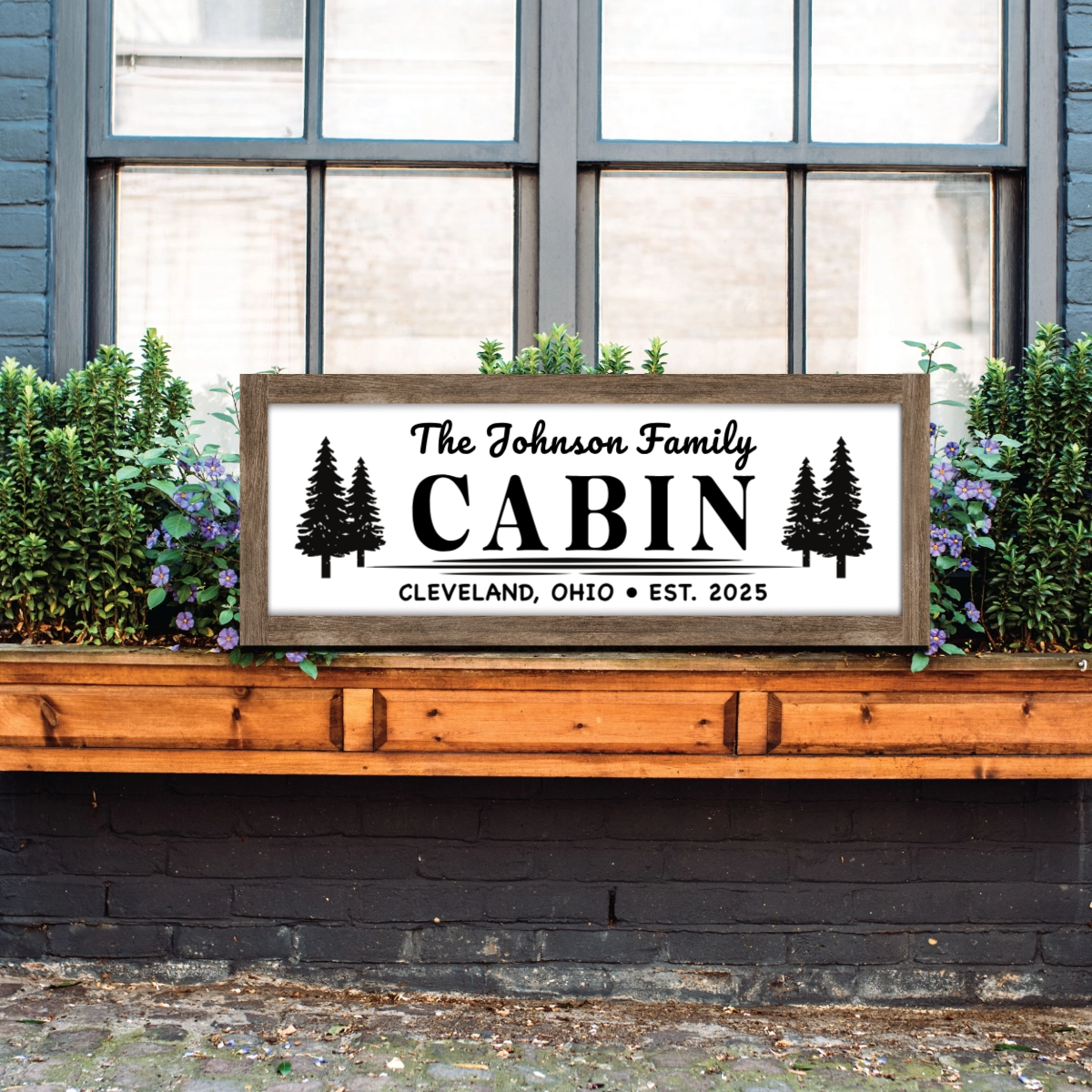 Personalized Family Cabin Wood Sign, Custom Home Decor, Wall art, Gift