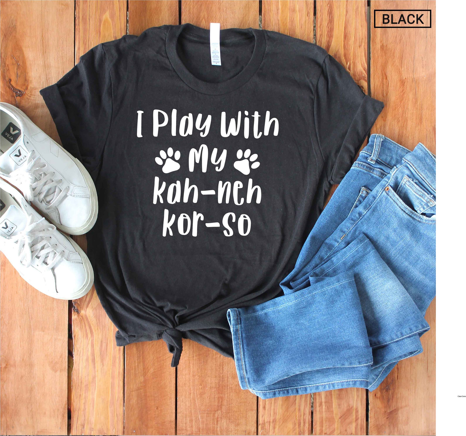 Unisex Funny Cane Corso shirt - kah-neh kor-so - Italian Mastiff Shirt