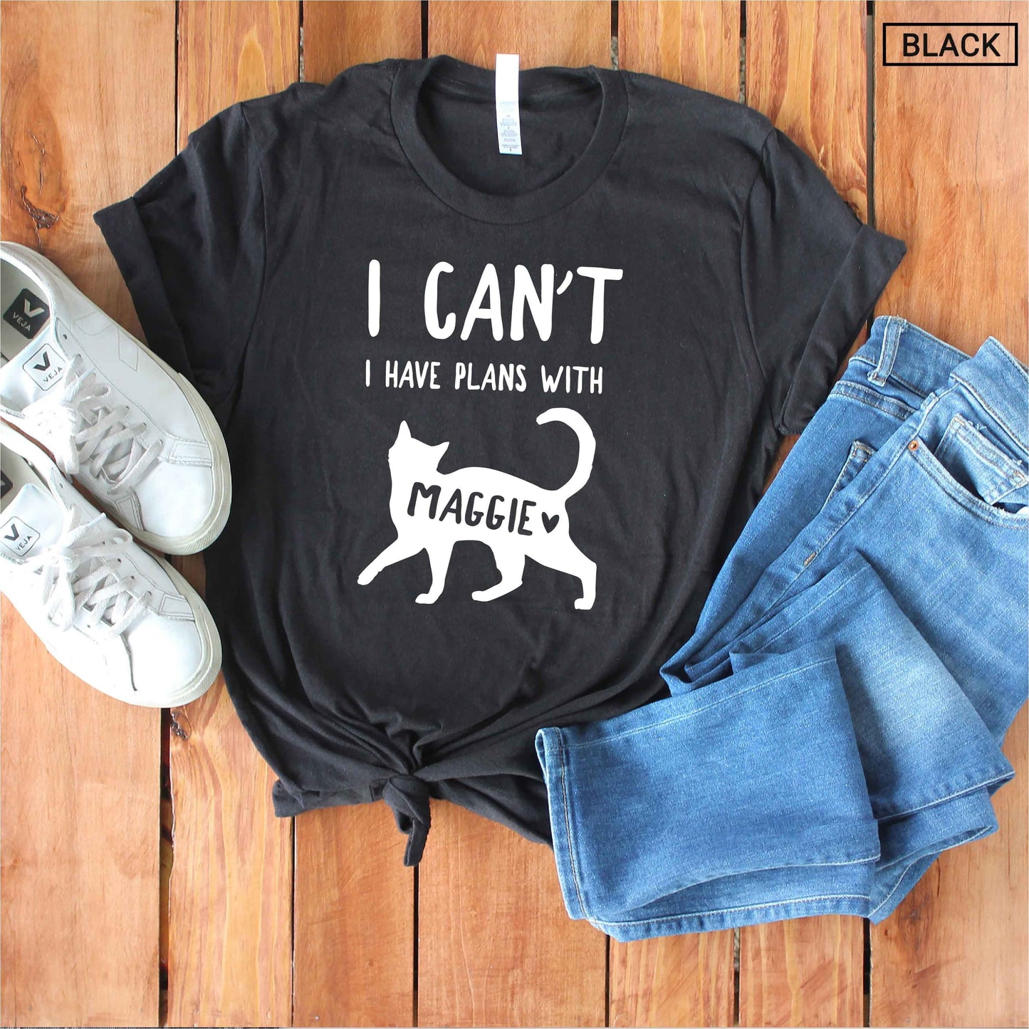 Unisex Personalized Cat Shirt - Custom Cat Shirt - Gift