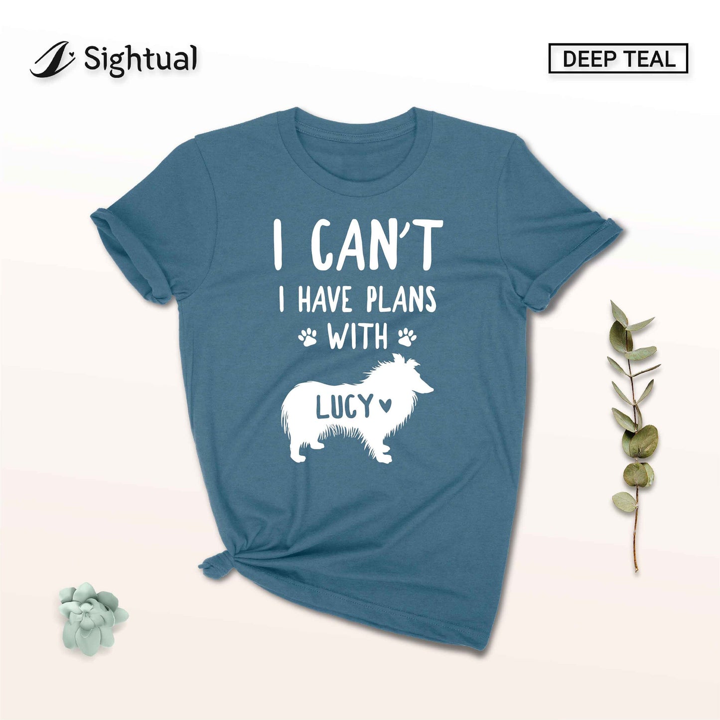 Unisex Personalized Rough Collie Shirt - Custom Collie Shirt - Gift