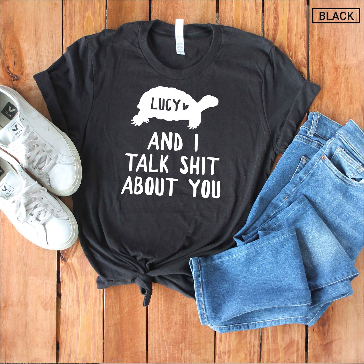 Unisex Personalized Turtle Shirt - Custom Tortoise Shirt - Gift