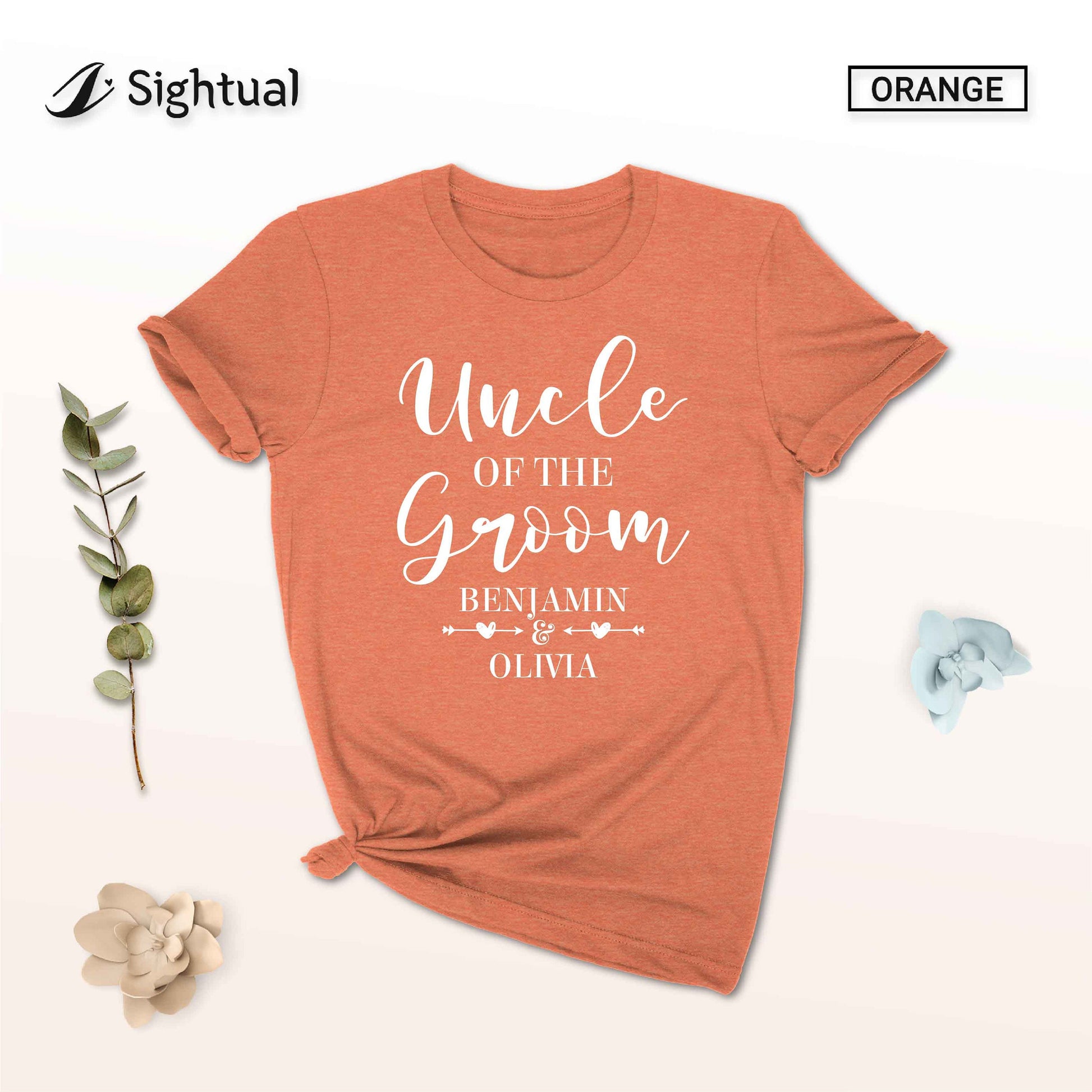 Unisex Personalized Uncle of the Groom Shirt - Custom Uncle of the Groom Shirt