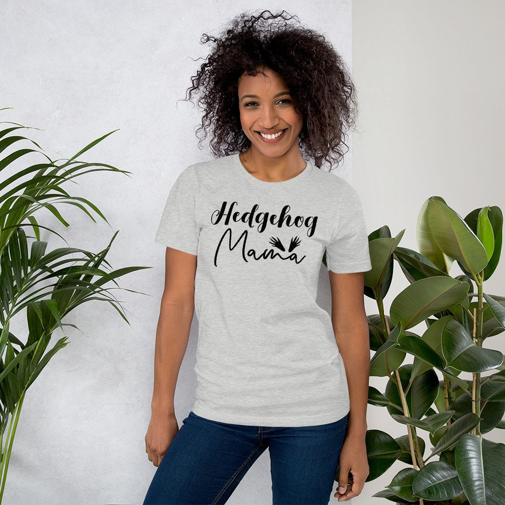 Unisex Personalized Hedgehog Mom Shirt - Custom Hedgehog Mama Shirt - Pet Hedgehog Shirt - Gift