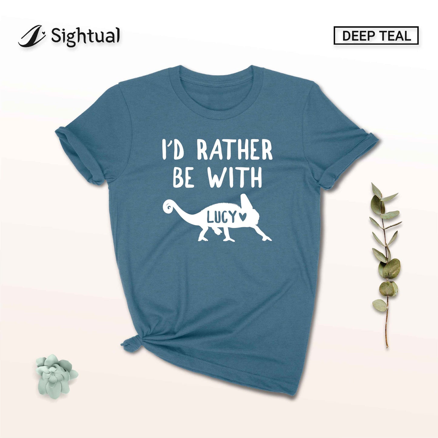 Unisex Personalized Chameleon Shirt - Custom Chamaeleon Shirt - Gift