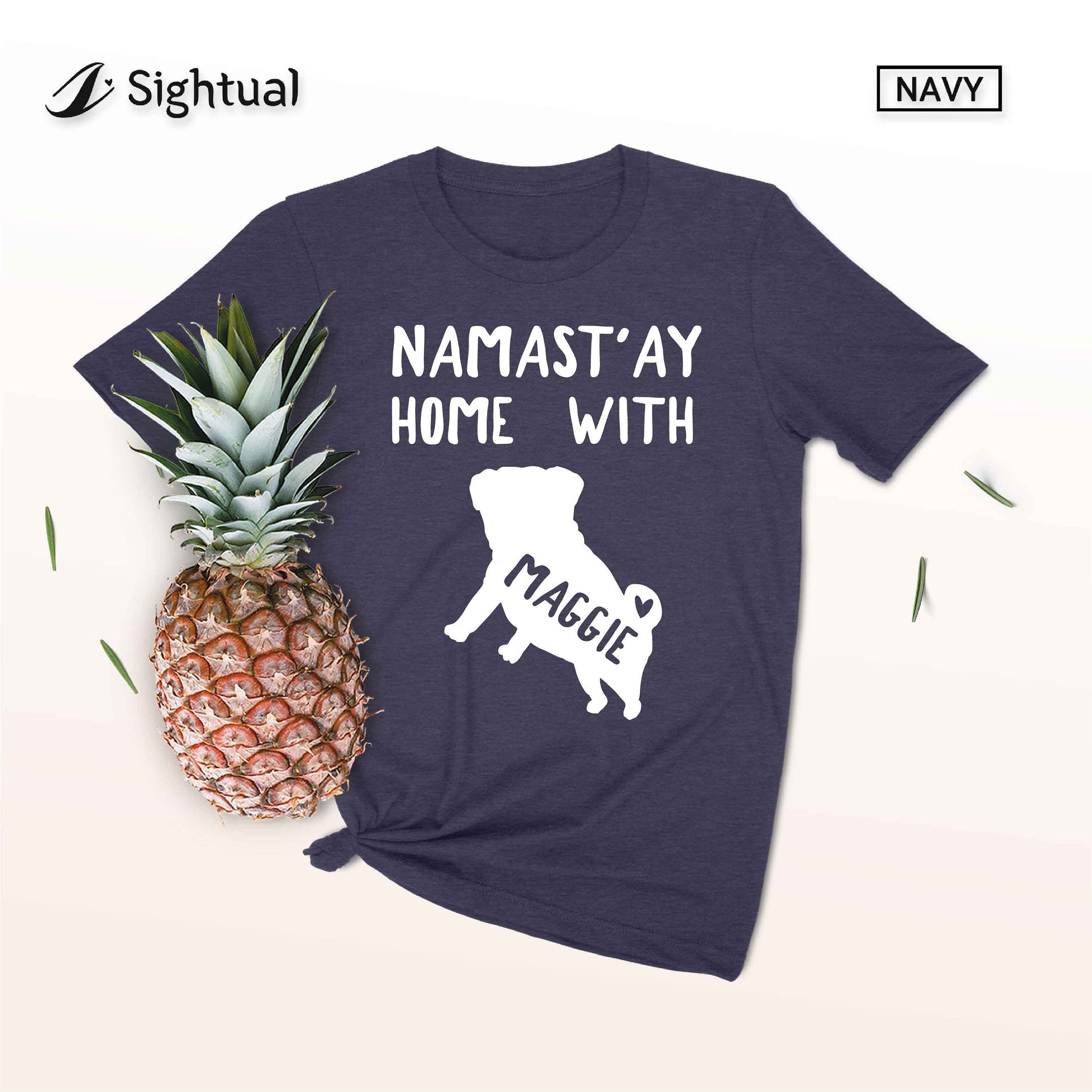 Unisex Personalized Pug Shirt - Custom Pug Shirt - Pug Dog Gift