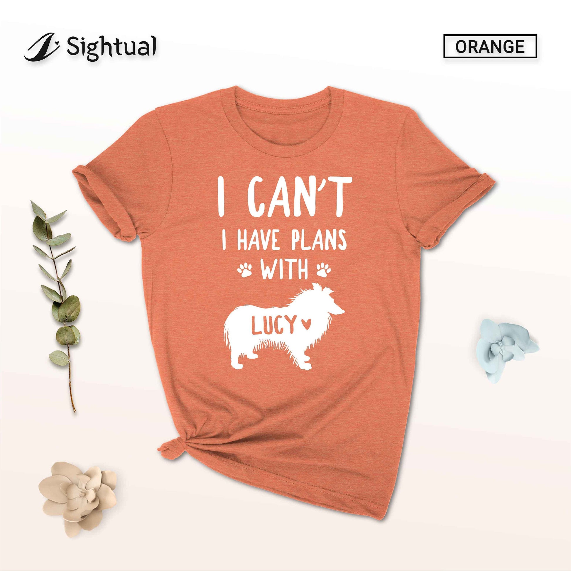 Unisex Personalized Rough Collie Shirt - Custom Collie Shirt - Gift