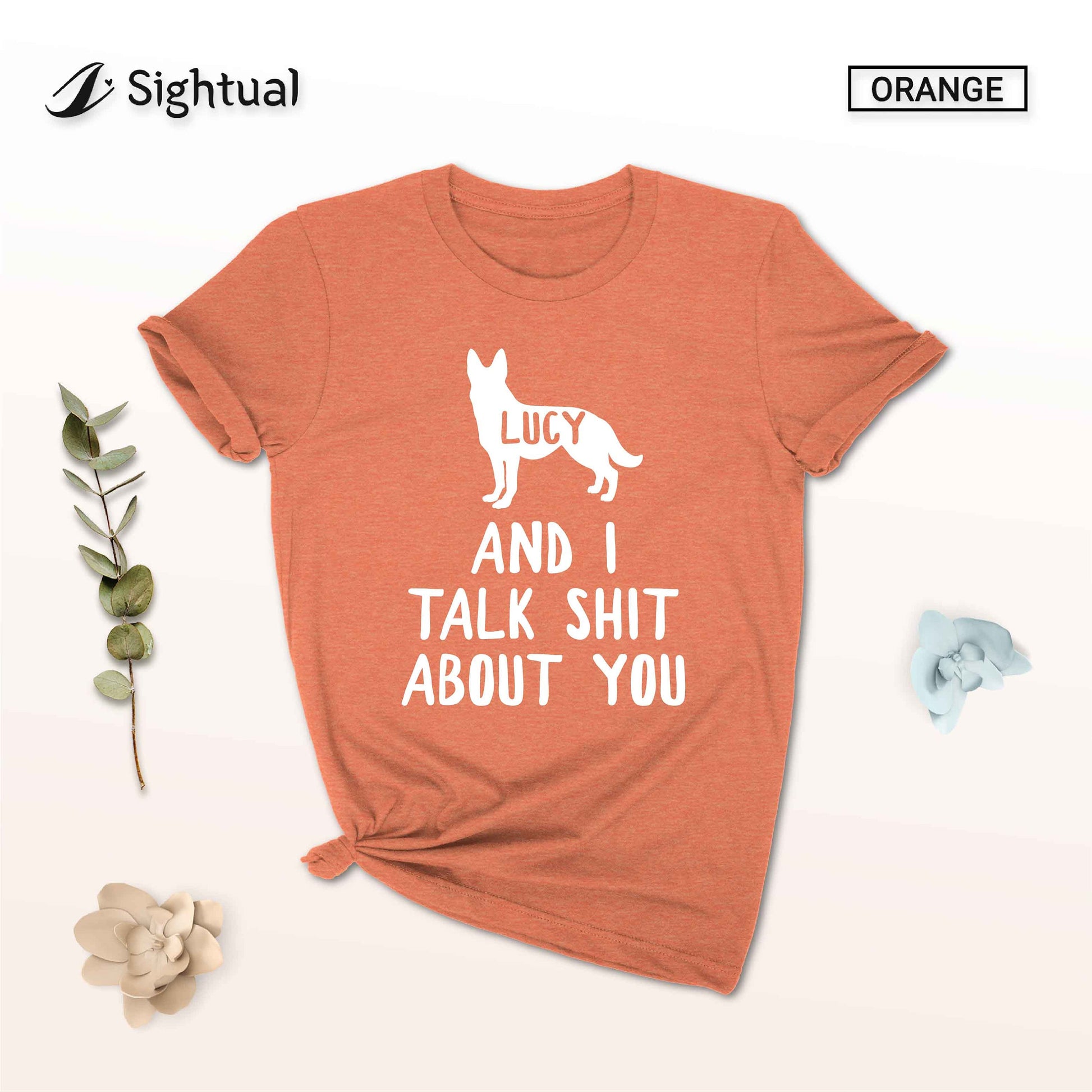 Unisex Personalized German Shepherd Shirt - Custom German Shepherd Shirt - Gift -