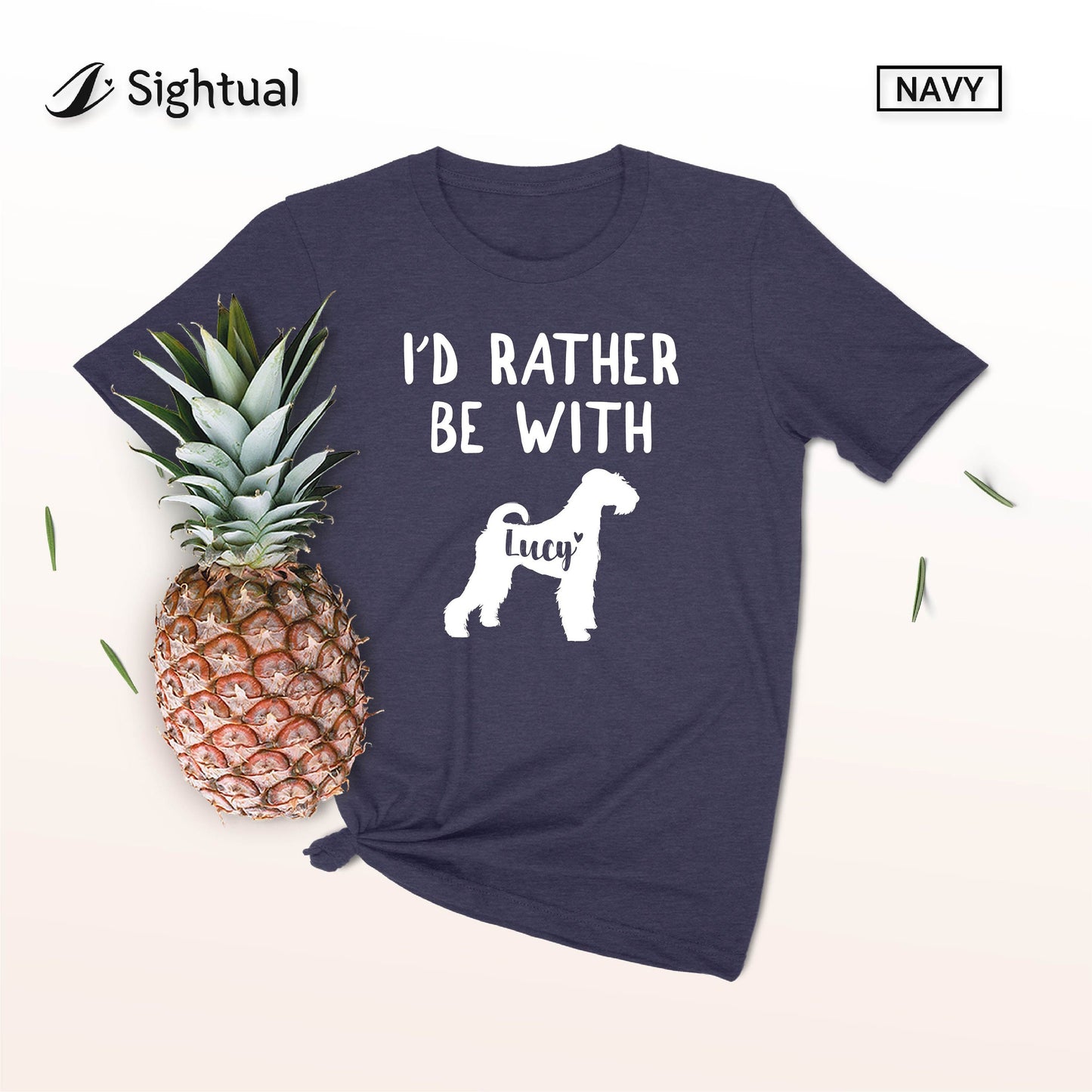 Unisex Personalized Airedale Terrier Shirt - Custom Bingley Terrier Shirt - Waterside Terrier Gift - Dog Lover Gift