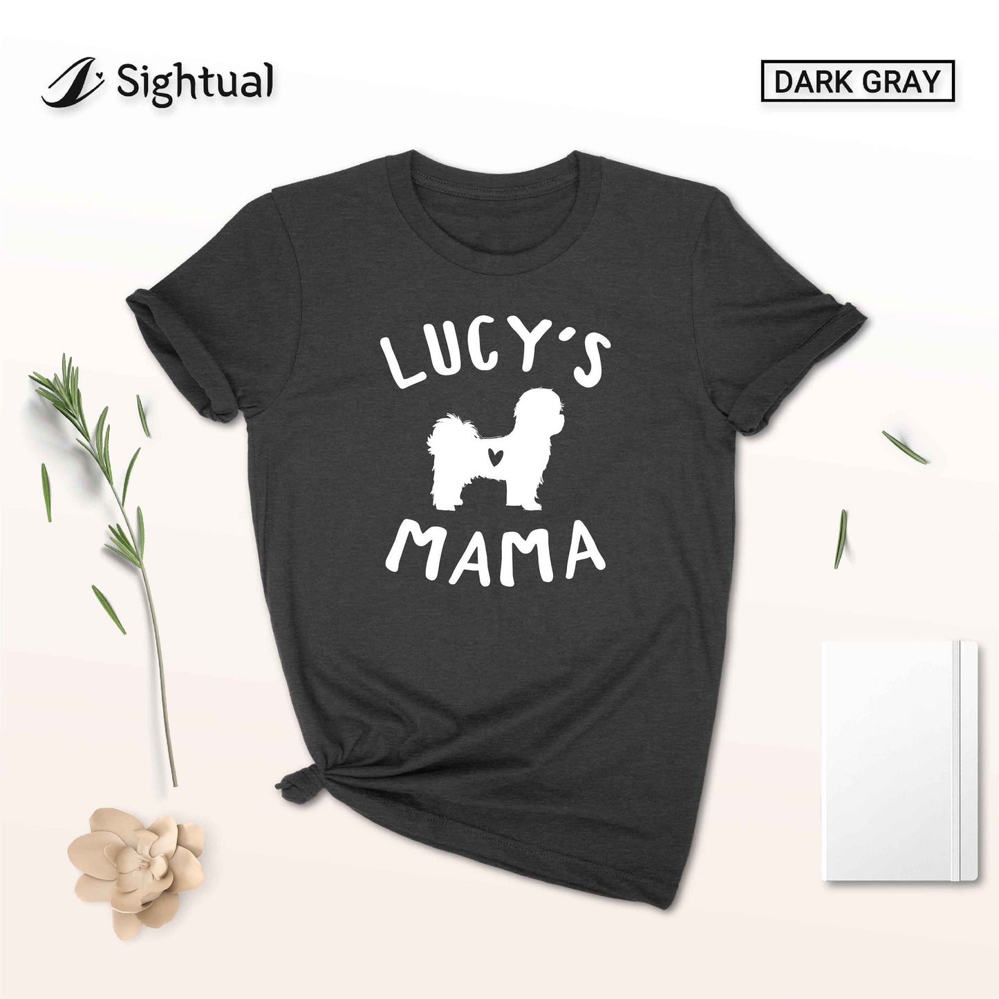 Unisex Personalized Maltese Mom Shirt - Custom Maltese Mama Shirt - Gift