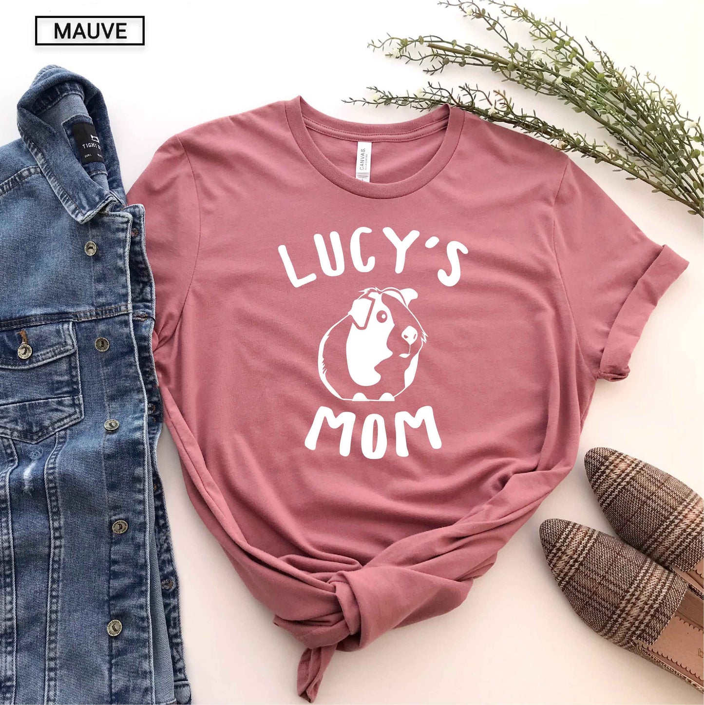 Unisex Personalized Guinea pig mom Shirt - Custom Guinea pig mama Shirt - Gift