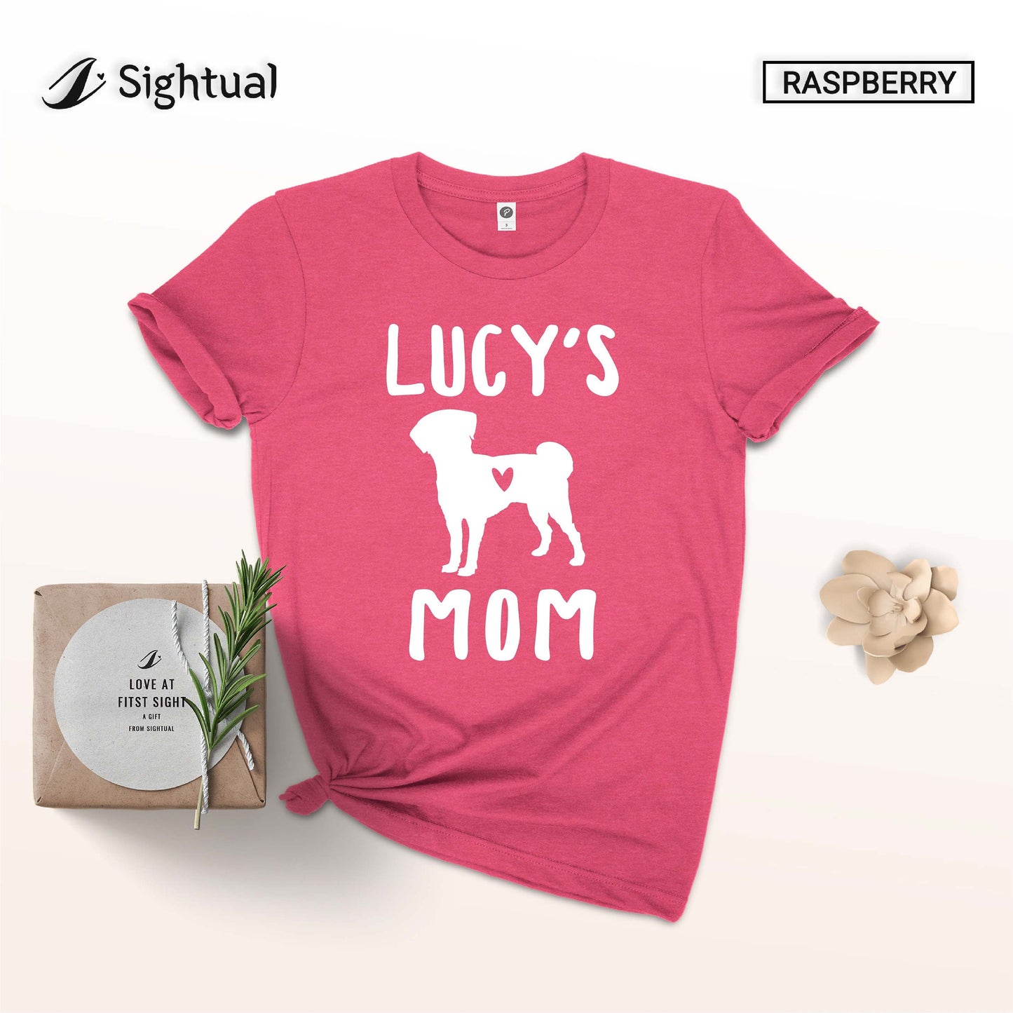 Unisex Personalized Puggle Mom Shirt - Custom Puggle Mama Shirt - Gift