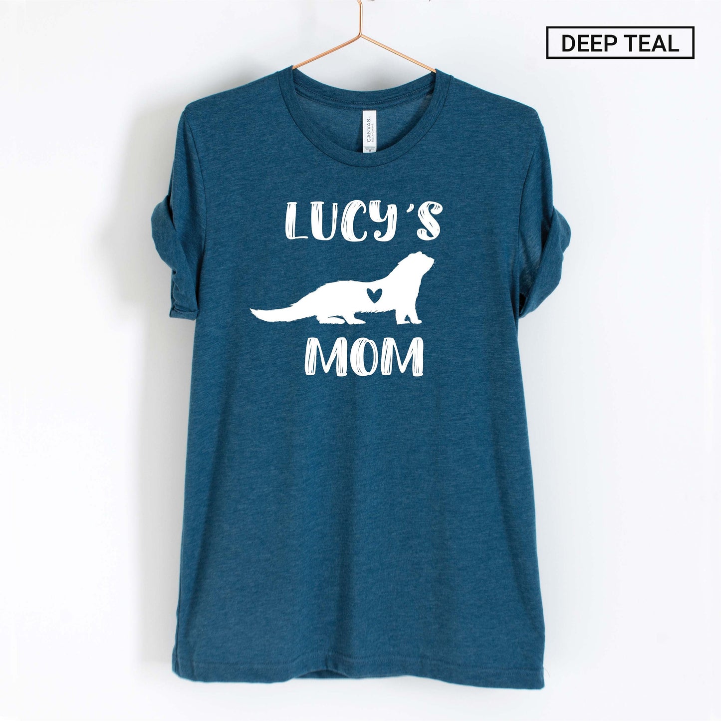 Unisex Personalized Ferret Mom Shirt - Custom Ferret Mama Shirt - Gift