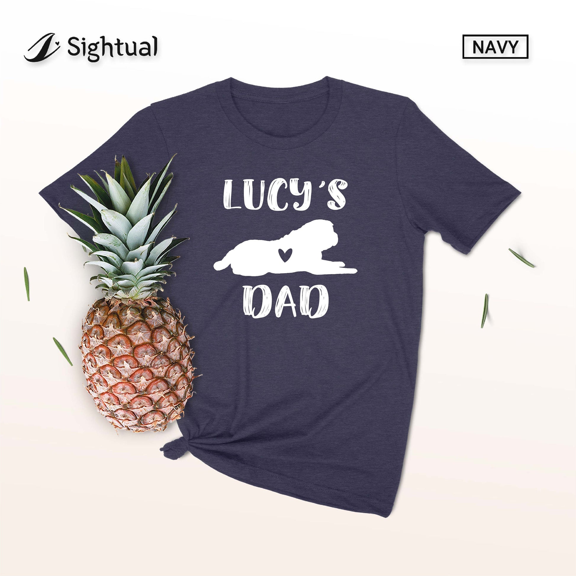 Unisex Personalized Shar Pei Dad Shirt - Custom Shar Pei Dad Shirt - Gift -