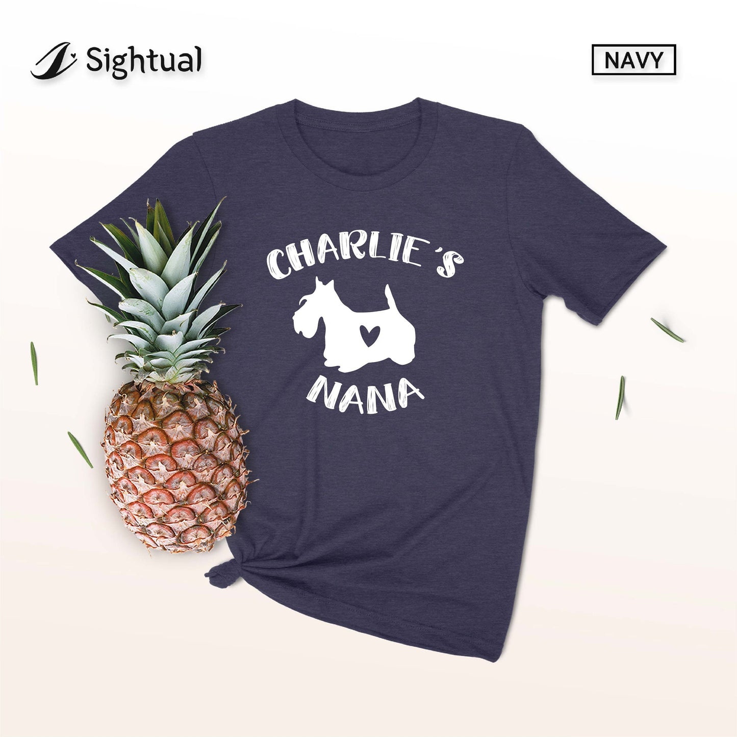 Unisex Personalized Scottish Terrier Nana Shirt - Custom Scottie Nana Shirt - Gift - Dog Lover Gift