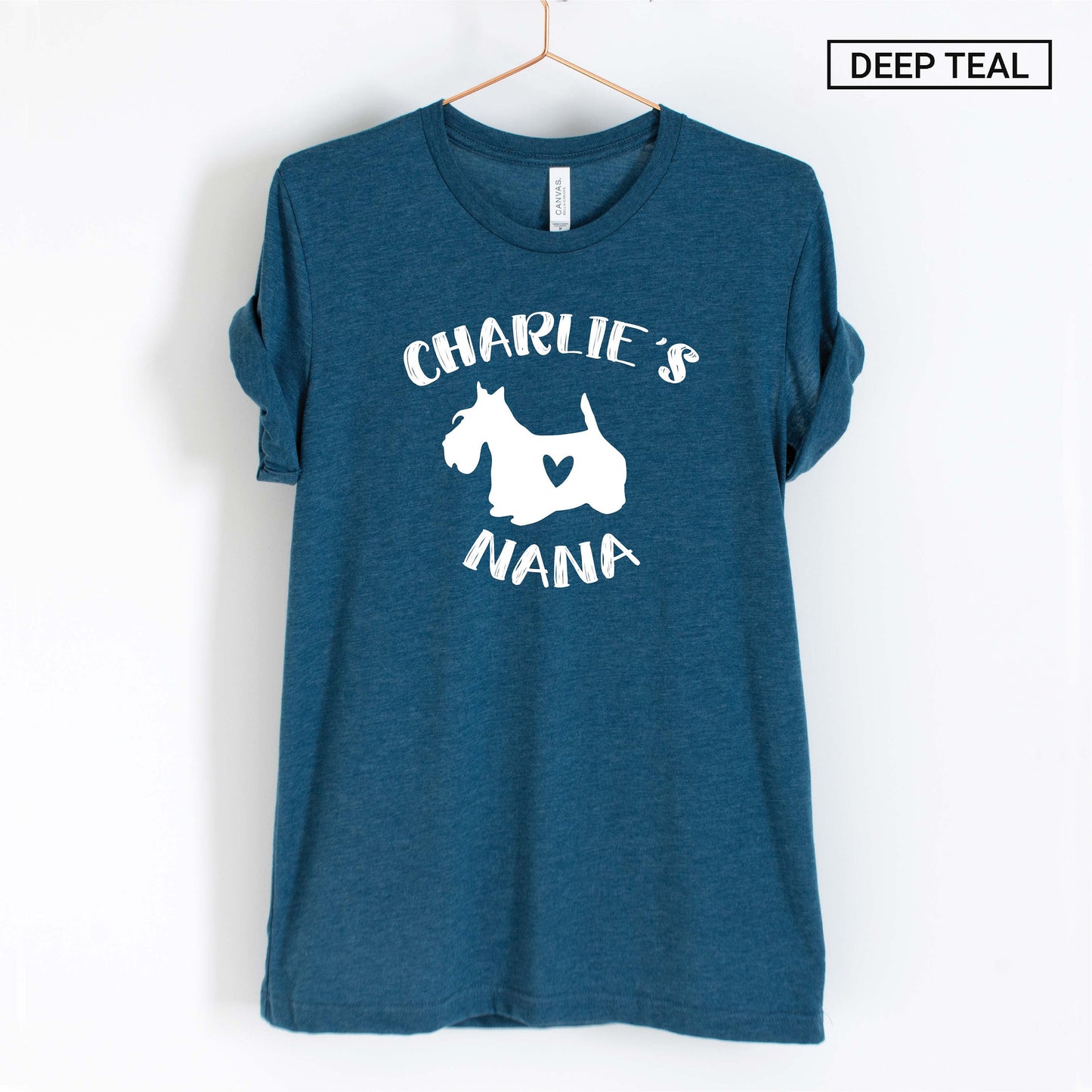 Unisex Personalized Scottish Terrier Nana Shirt - Custom Scottie Nana Shirt - Gift - Dog Lover Gift