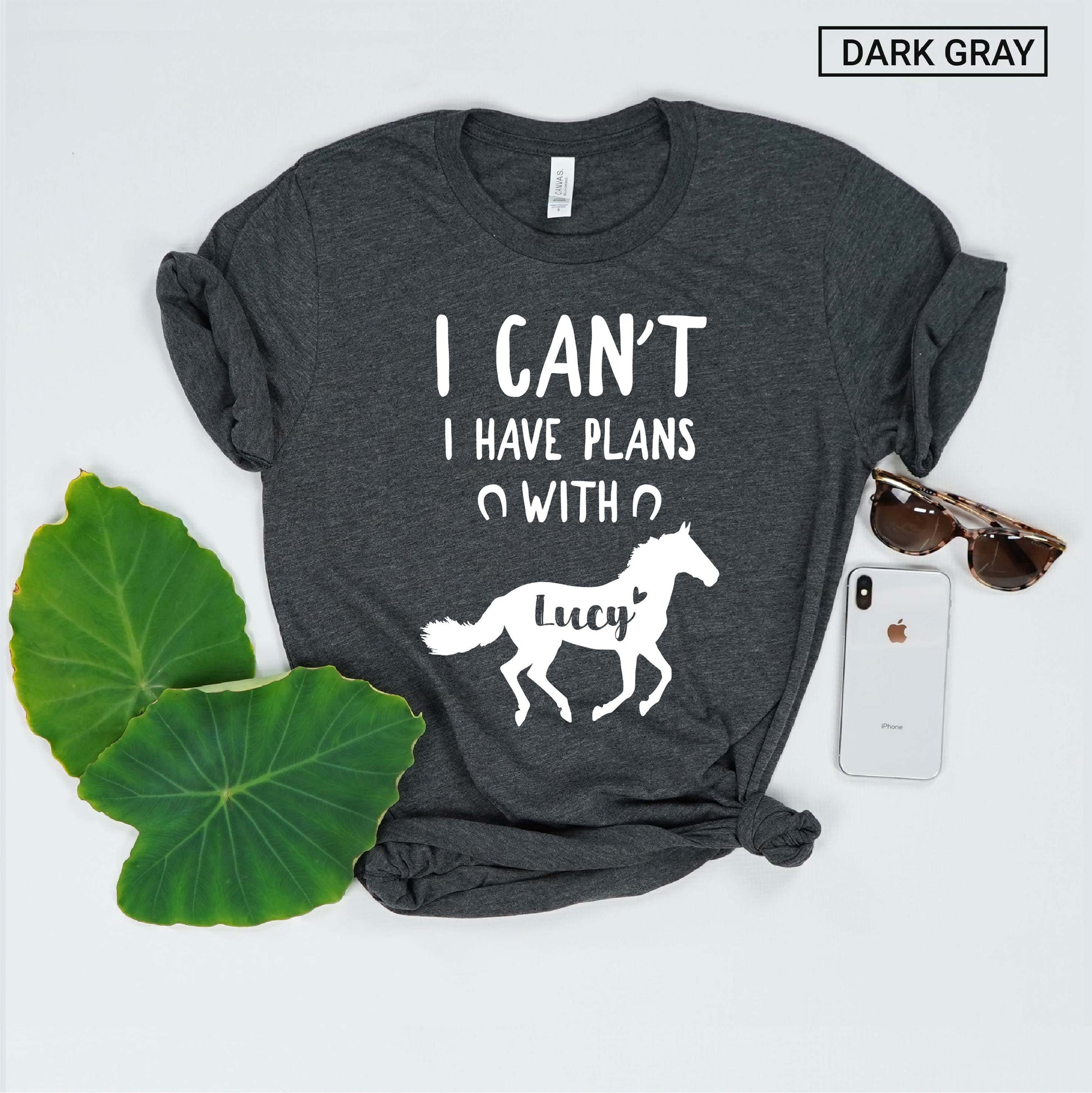 Unisex Personalized Horse Shirt - Custom Equestrian Shirt - Horse Lover Gift - Horse Riding Shirt - Horse Racing Shirt