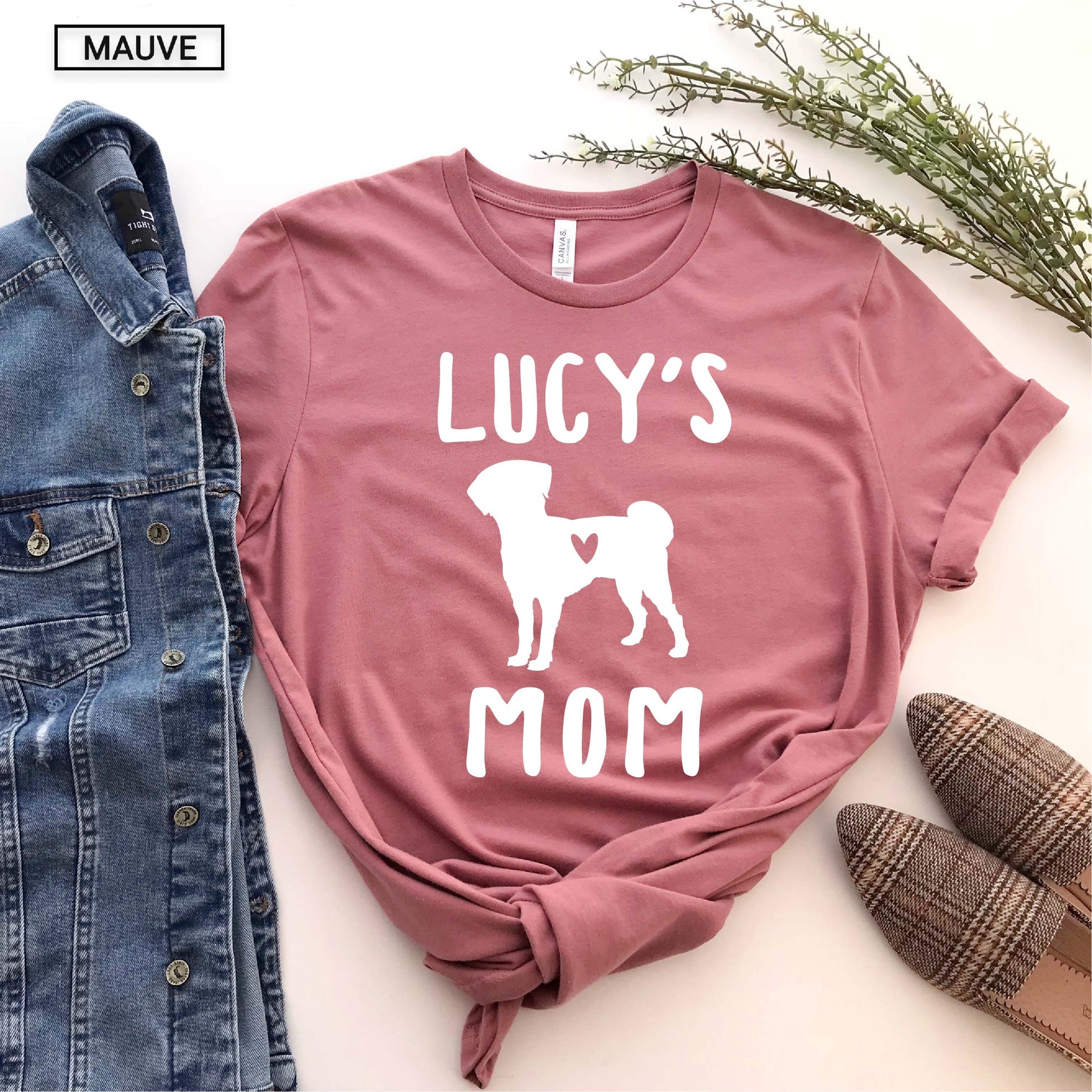 Unisex Personalized Puggle Mom Shirt - Custom Puggle Mama Shirt - Gift
