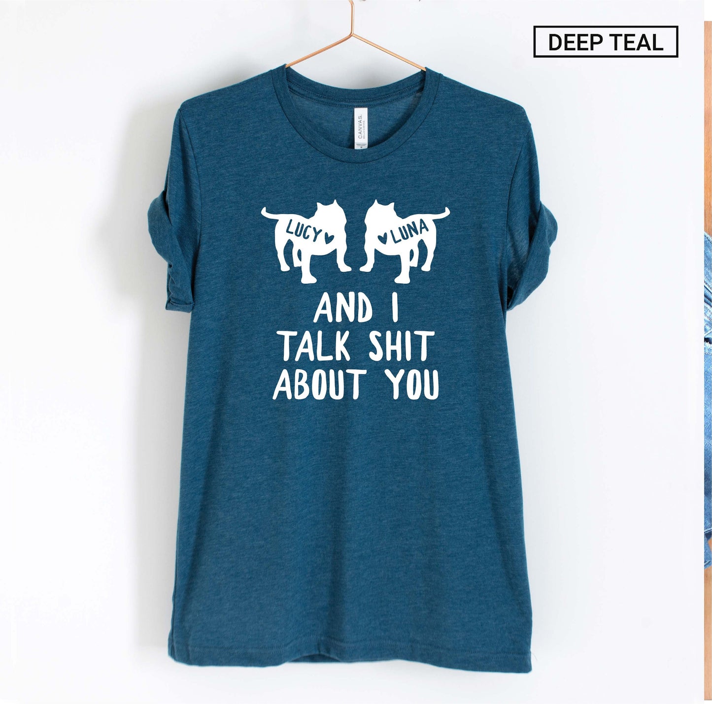 Unisex Personalized American Bully Shirt - Custom American Bully Shirt - Gift