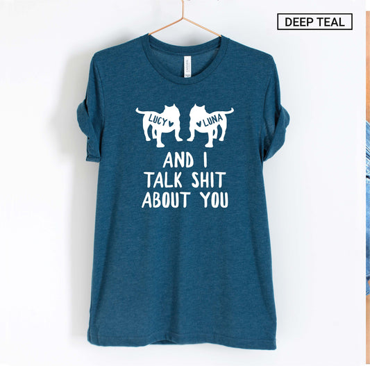 Unisex Personalized American Bully Shirt - Custom American Bully Shirt - Gift