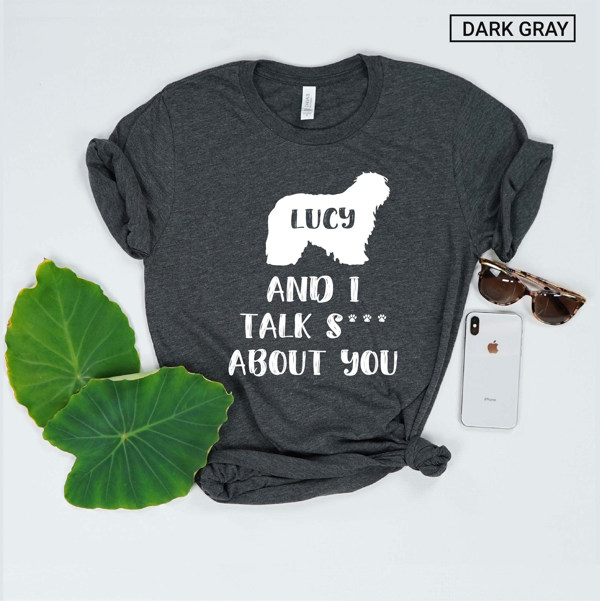 Unisex Personalized Funny Old English Sheepdog Shirt - Custom Old English Sheepdog Shirt - Gift -