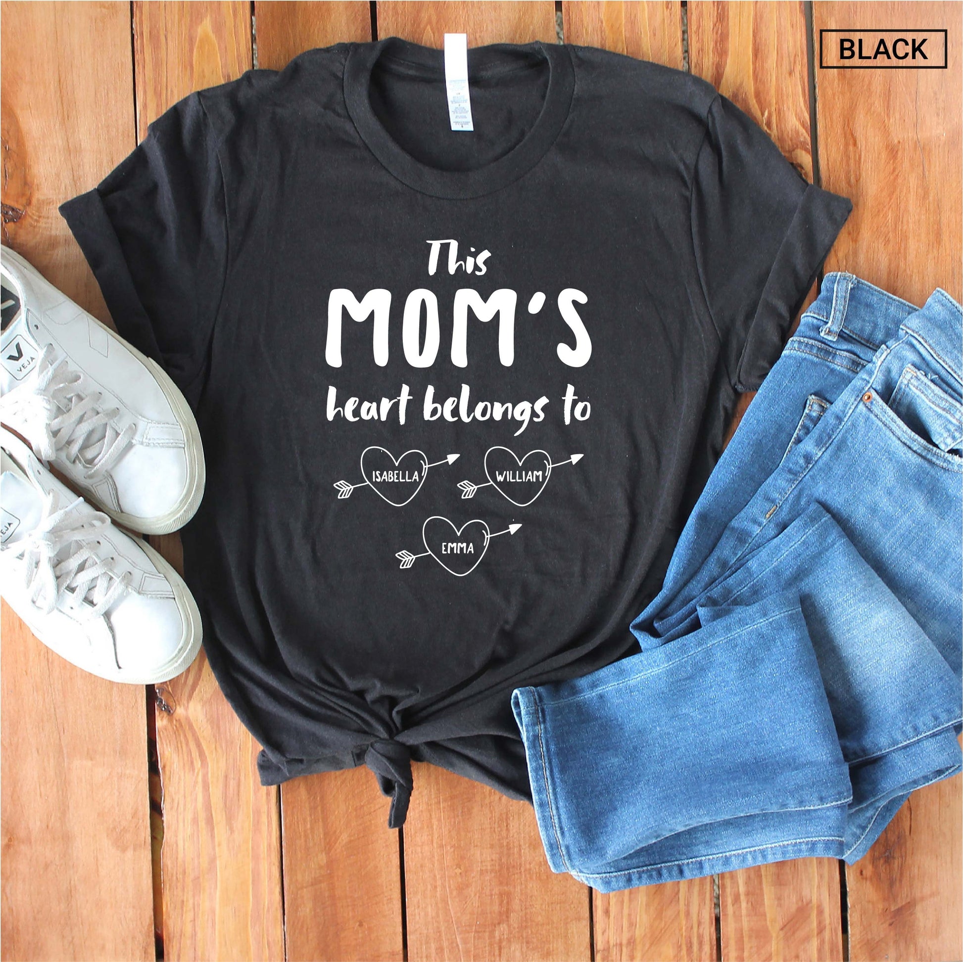 Personalized Mom Shirt - Cute Mama Shirt - Custom Unisex Shirt - Gift