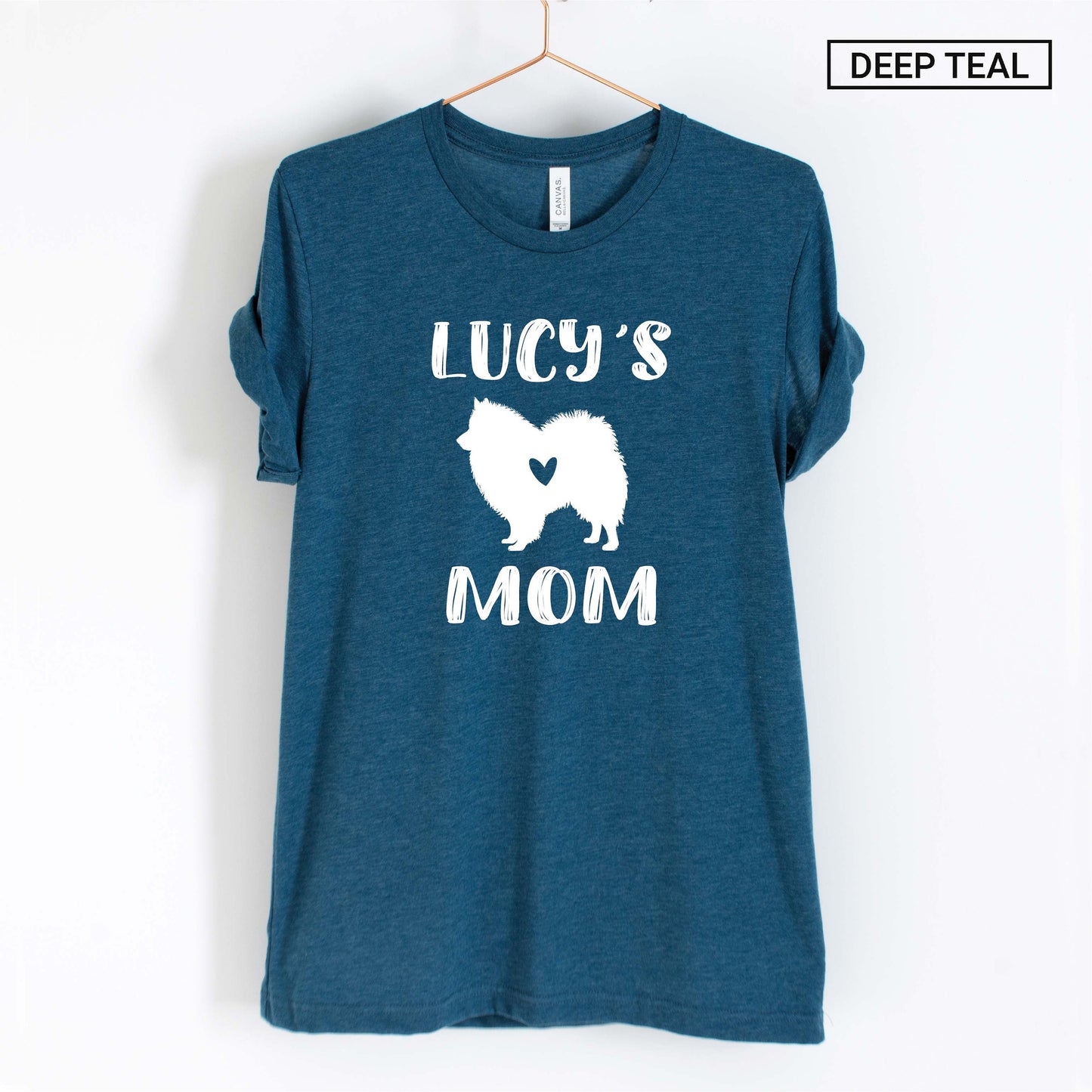 Personalized American Eskimo Dog Mom Shirt - Custom Unisex Shirt -