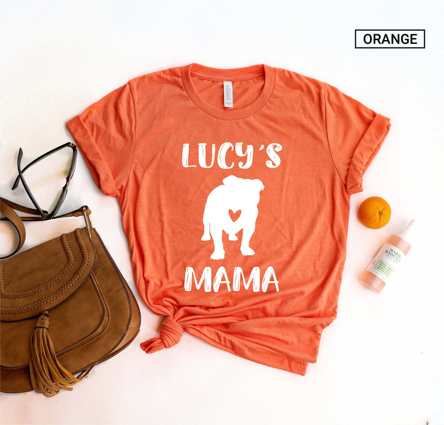 Personalized Bulldog Mom Shirt - Bulldog Mama Tee - Custom Unisex Shirt -