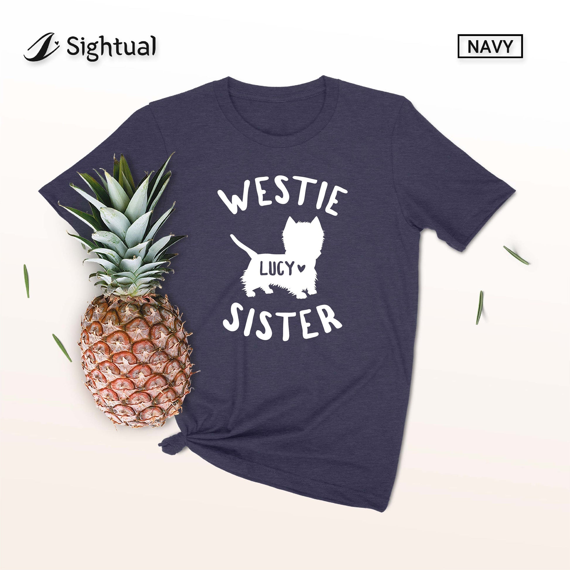 Personalized Westie Sister Shirt - Custom Unisex Shirt -