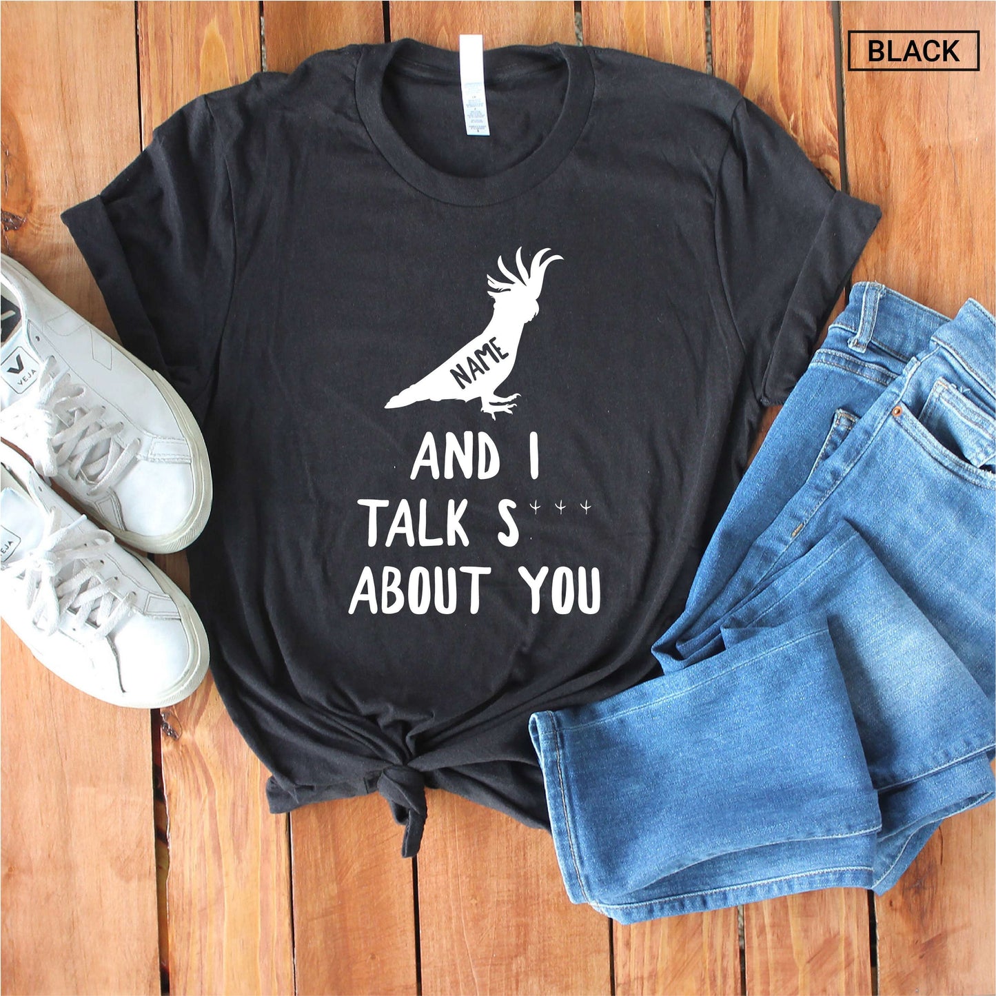 Unisex Personalized Funny Cockatoo Shirt - Gift