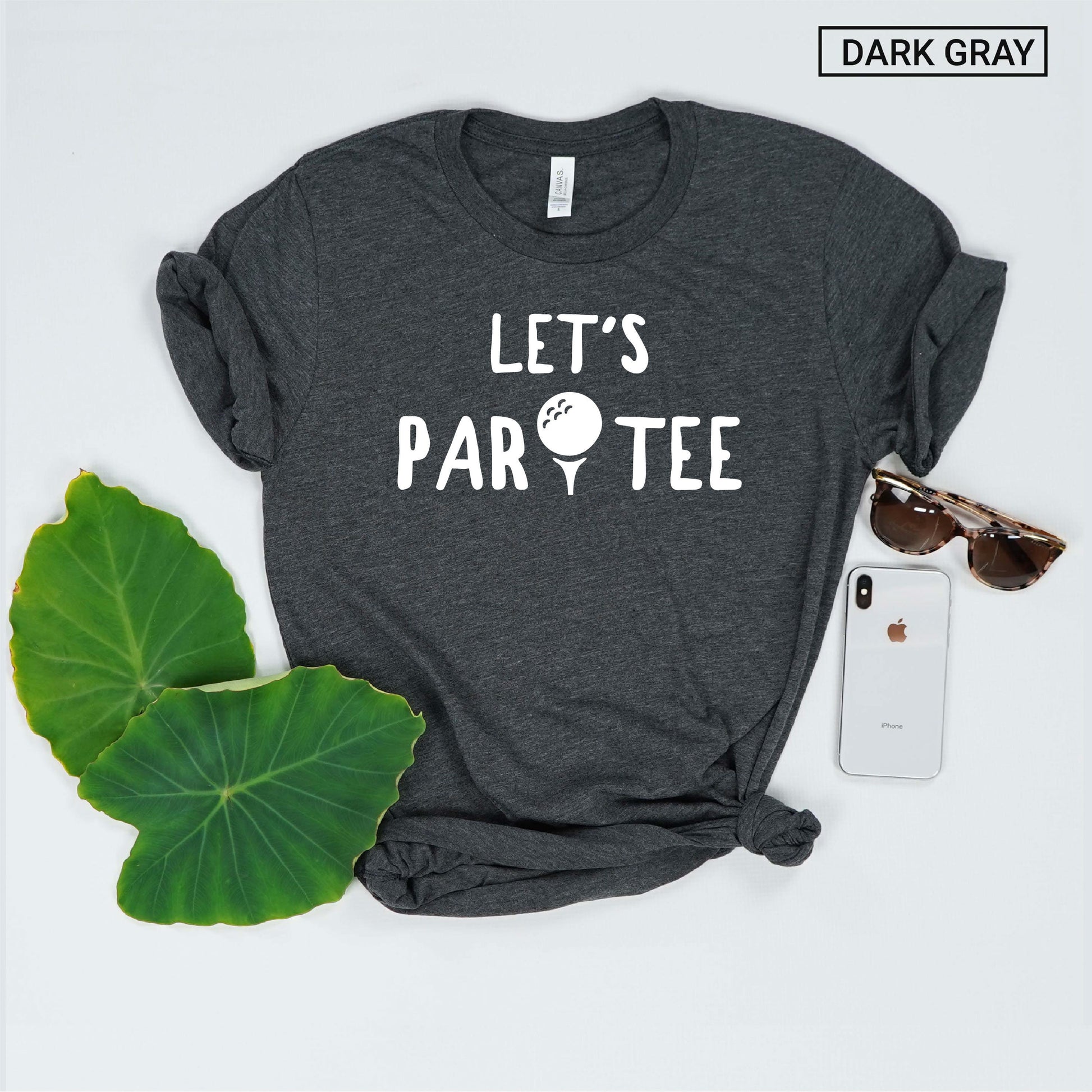 Unisex Let's Par Tee - Funny Golf Shirt - Mini Golf - Miniature Golf - Golfer Shirt - Golf Tournament Shirt - Gift