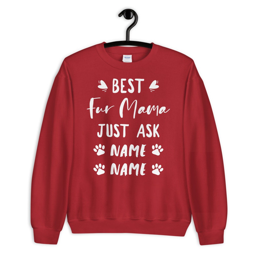 Personalized Fur Mama Sweatshirt - Gift