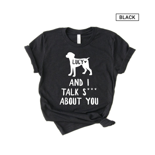 Unisex Personalized Brittany Dog Shirt - Custom Brittany Spaniel Shirt - Gift