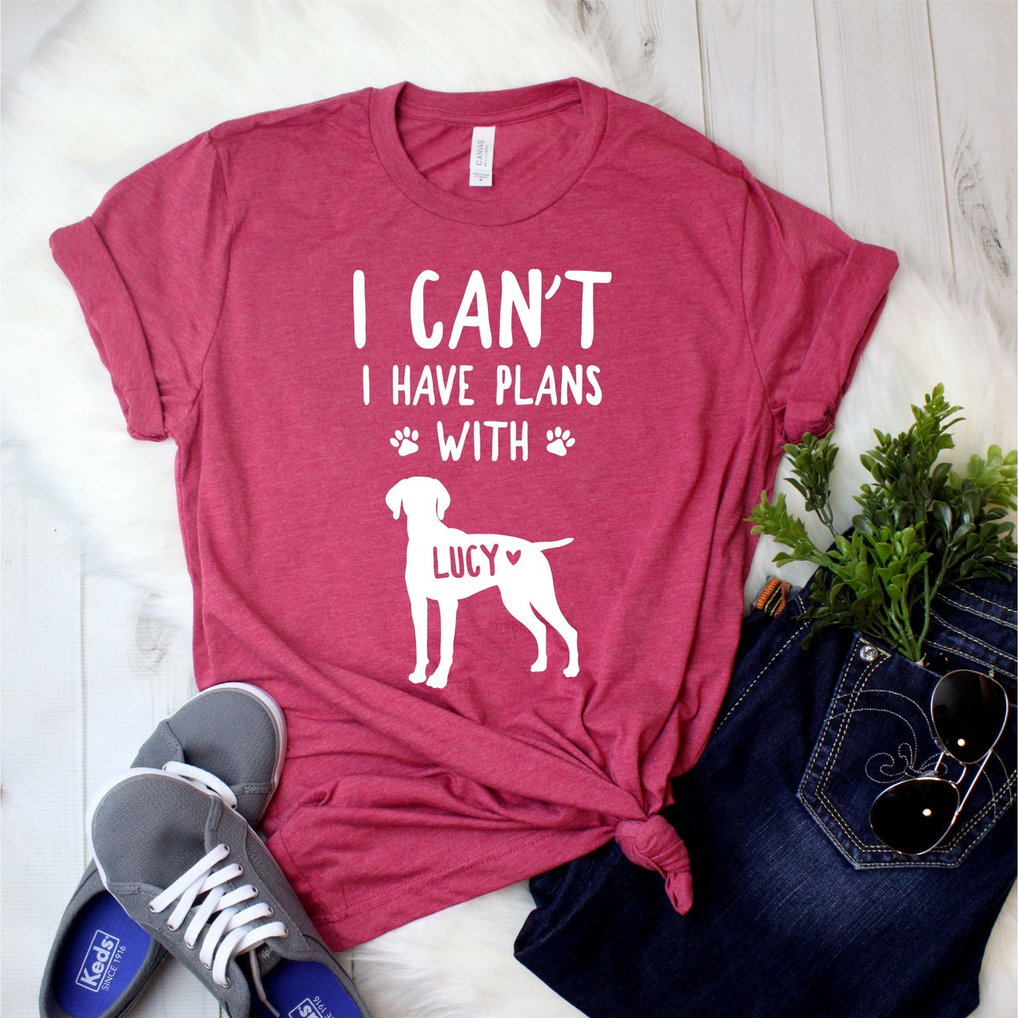 Unisex Personalized Weimaraner Shirt - Custom Weimaraner Shirt - Gift