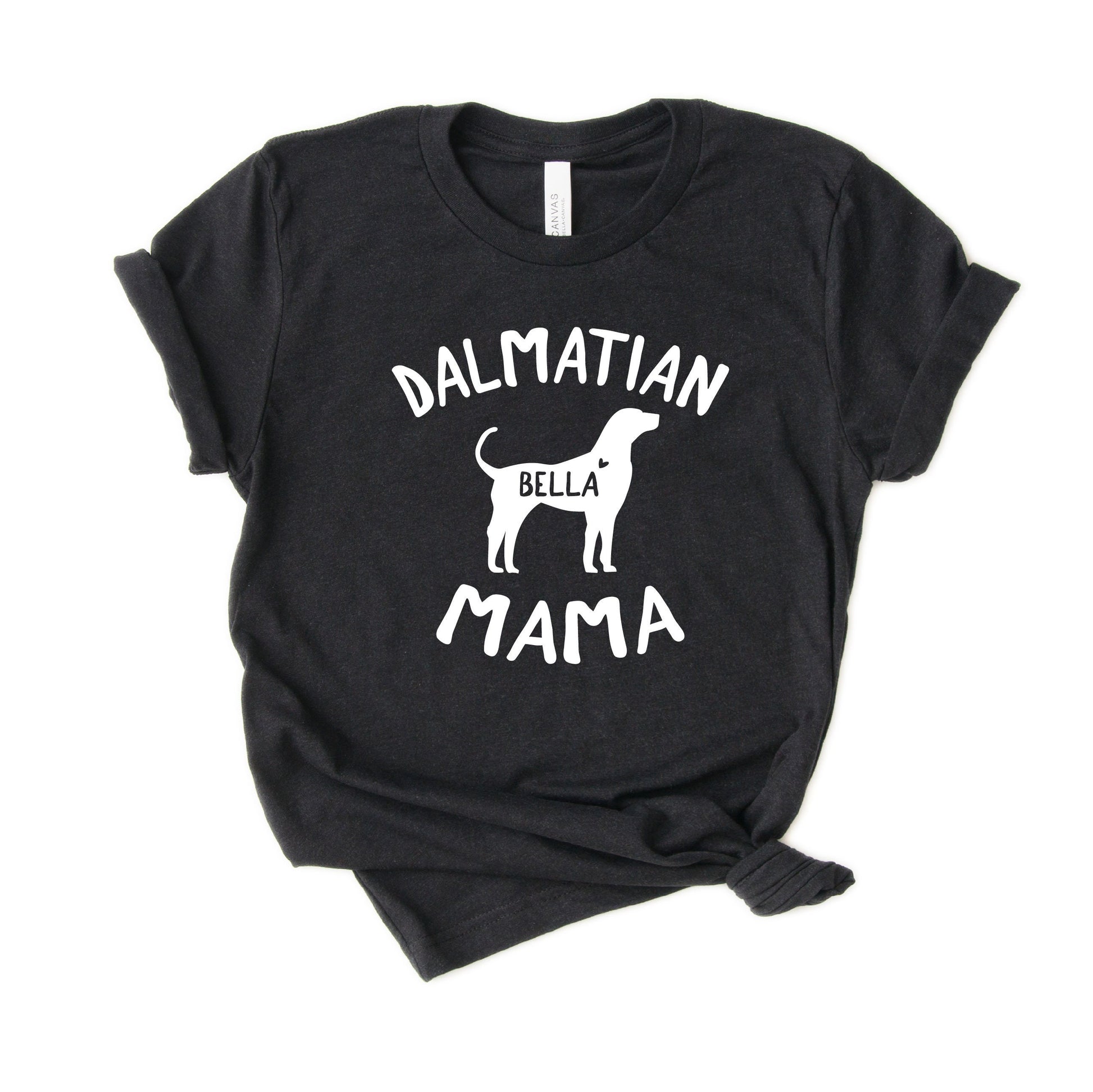 Unisex Personalized Dalmatian Mama Shirt - Dalmation Mama Shirt - Custom Dalmation Mom Shirt - Dalmatian Mom Gift -