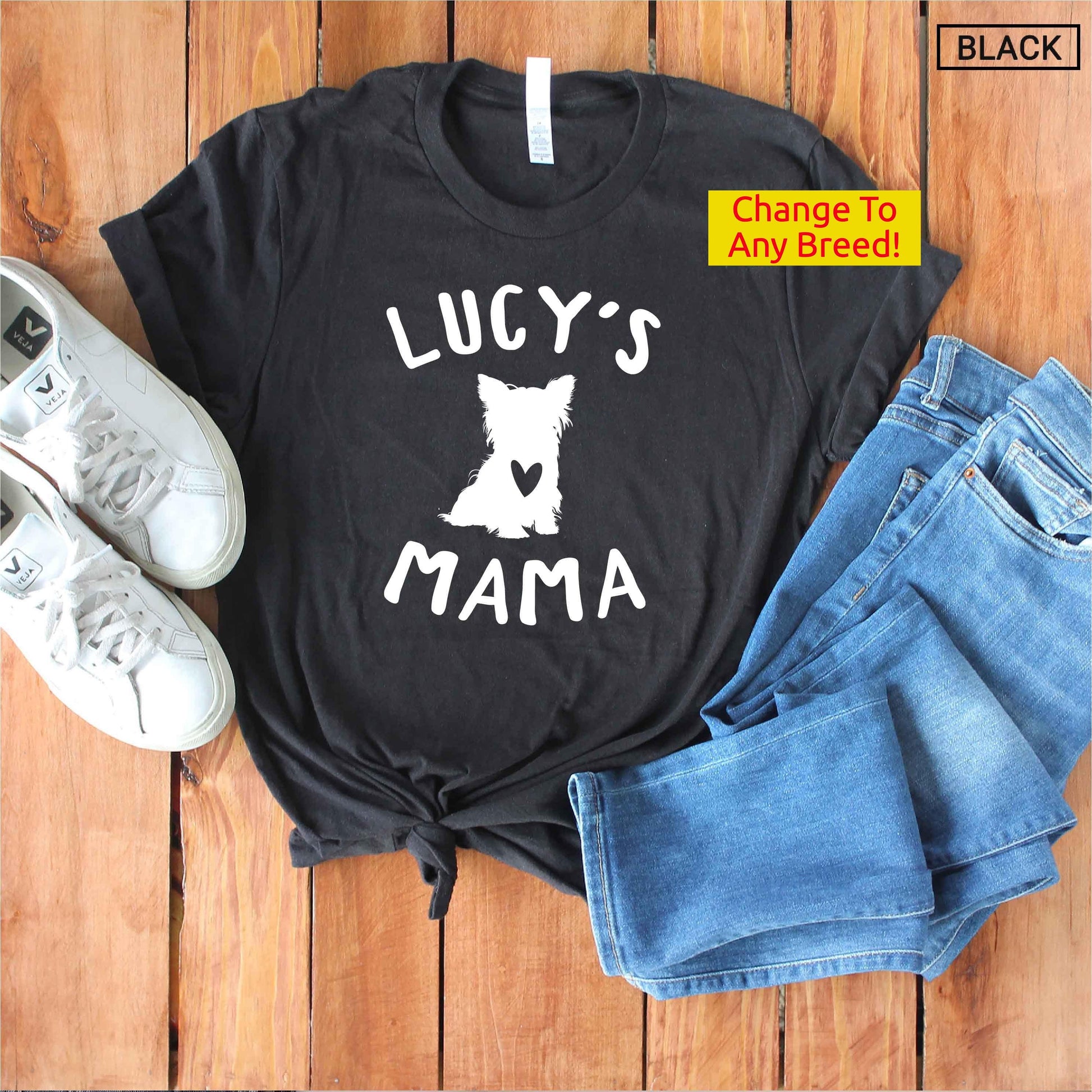 Unisex Personalized Yorkshire Mama Shirt - Custom Yorkshire Mom Shirt - Yorkie Mom - Gift -