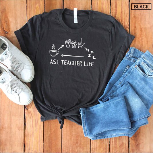 Unisex Funny ASL Teacher Shirt - Gift