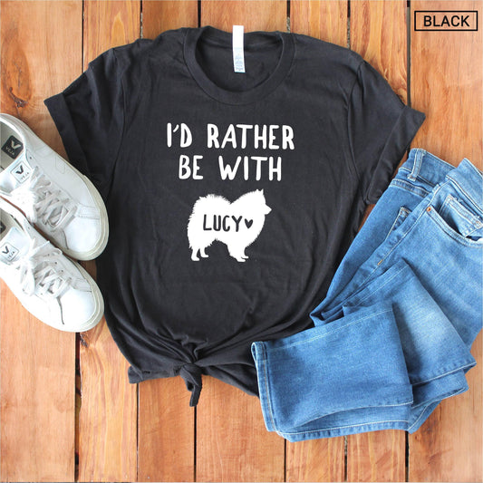 Unisex Personalized American Eskimo Dog Shirt - Custom American Eskimo Dog Shirt - Gift -