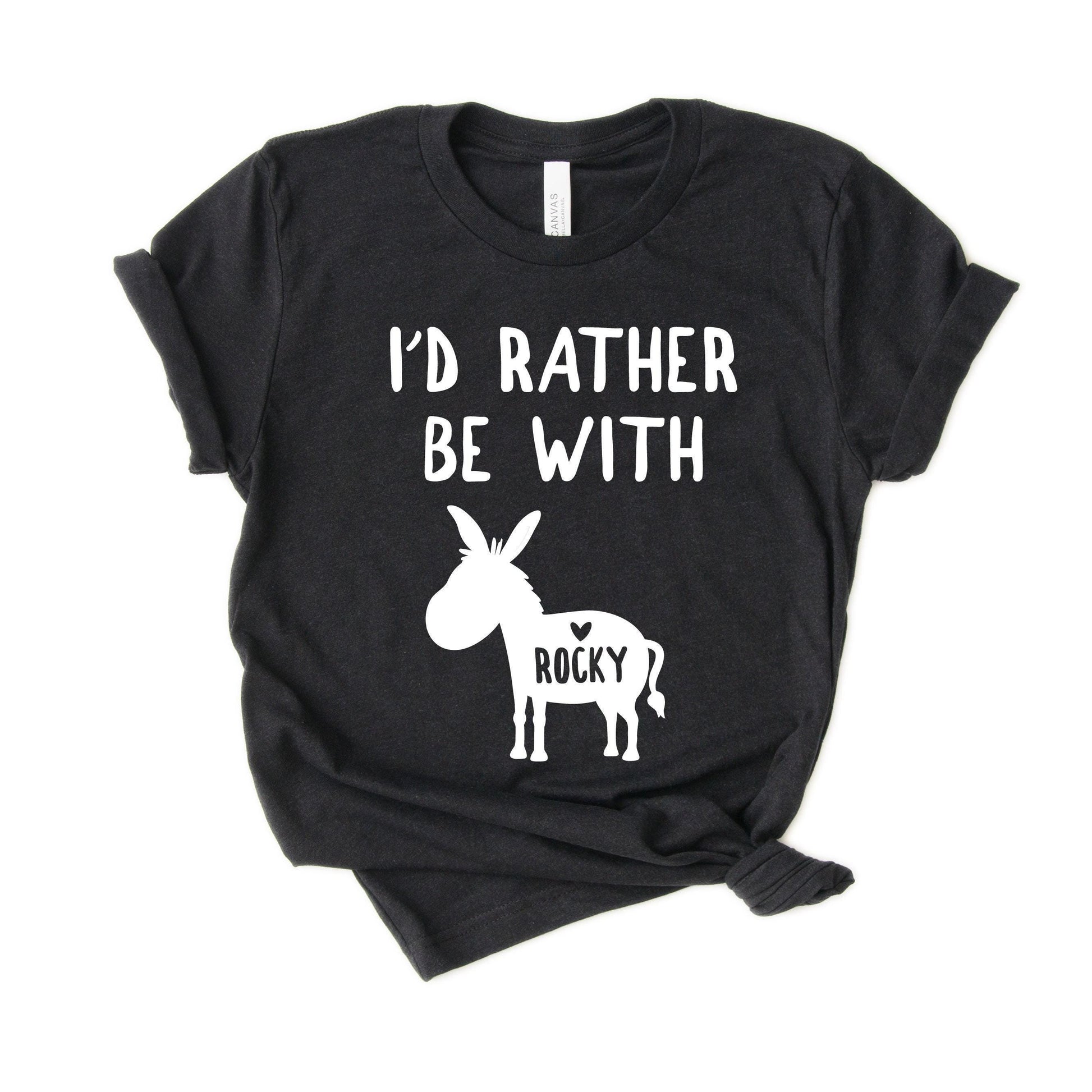 Unisex Personalized Donkey Shirt - Custom Funny Donkey Lover Shirt - Gift