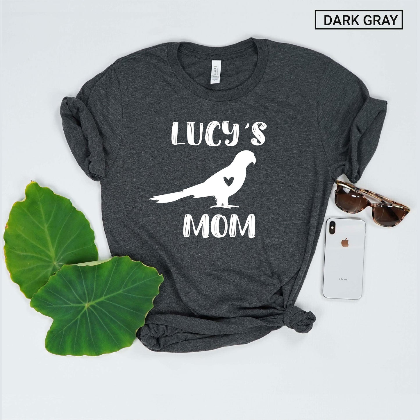 Unisex Personalized Parrot Mom Shirt - Custom Parrot Mama Shirt - Gift