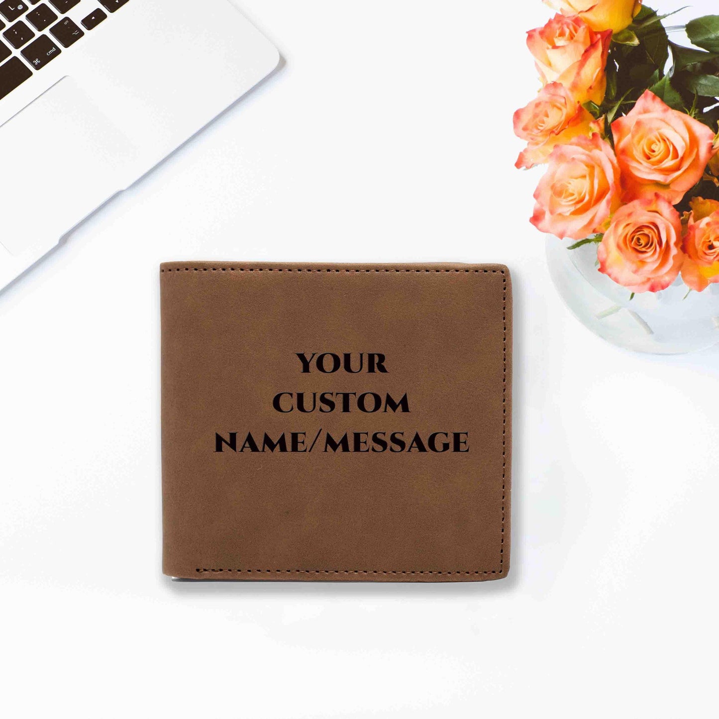 Personalized Funny Wallet for Dad, Custom Gift with kids names, Fathers Day Gift