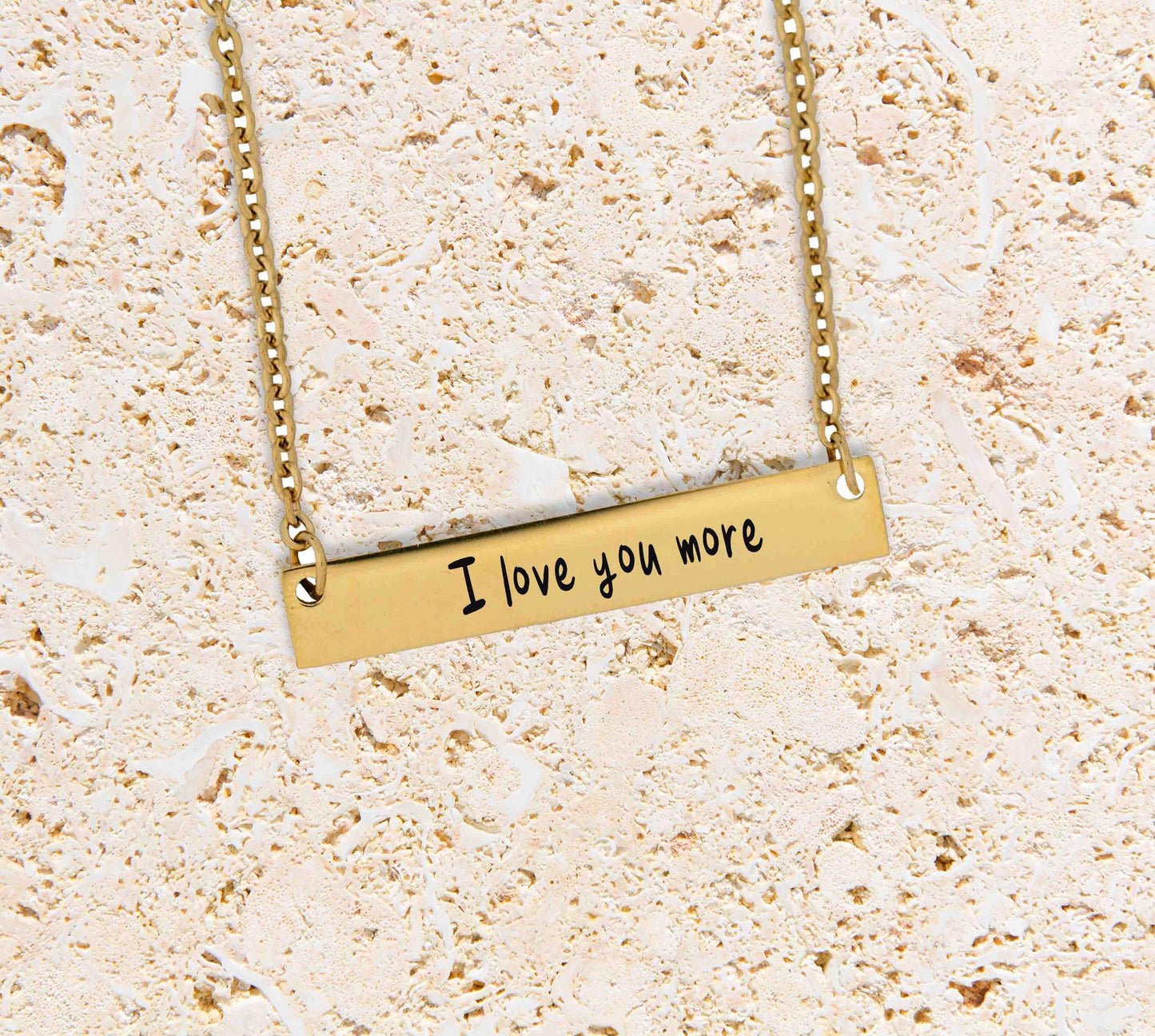 Personalized Simple Necklace for Valentines Day Anniversary, New Couple Wedding Gift Bar Necklace, Custom Engraved Dainty Necklace