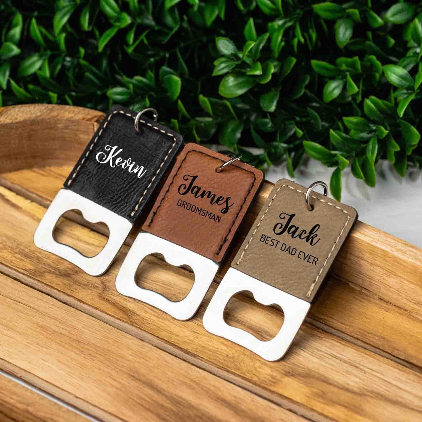 Personalize Keychain Bottle Opener with Name and title, Groomsman proposal Wedding gift for Men