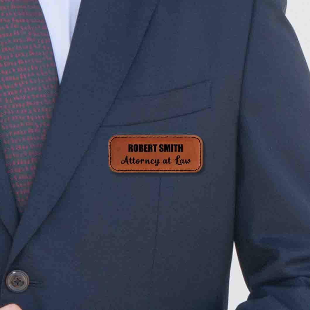 Personalized Magnetic Name Badge with job title, new job new position Promotion Gift Custom Professional Name Tag