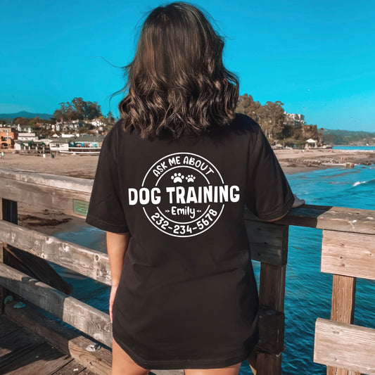 Personalized Dog Trainer Shirt - Dog Training Tee, Gift [Unisex Shirt]