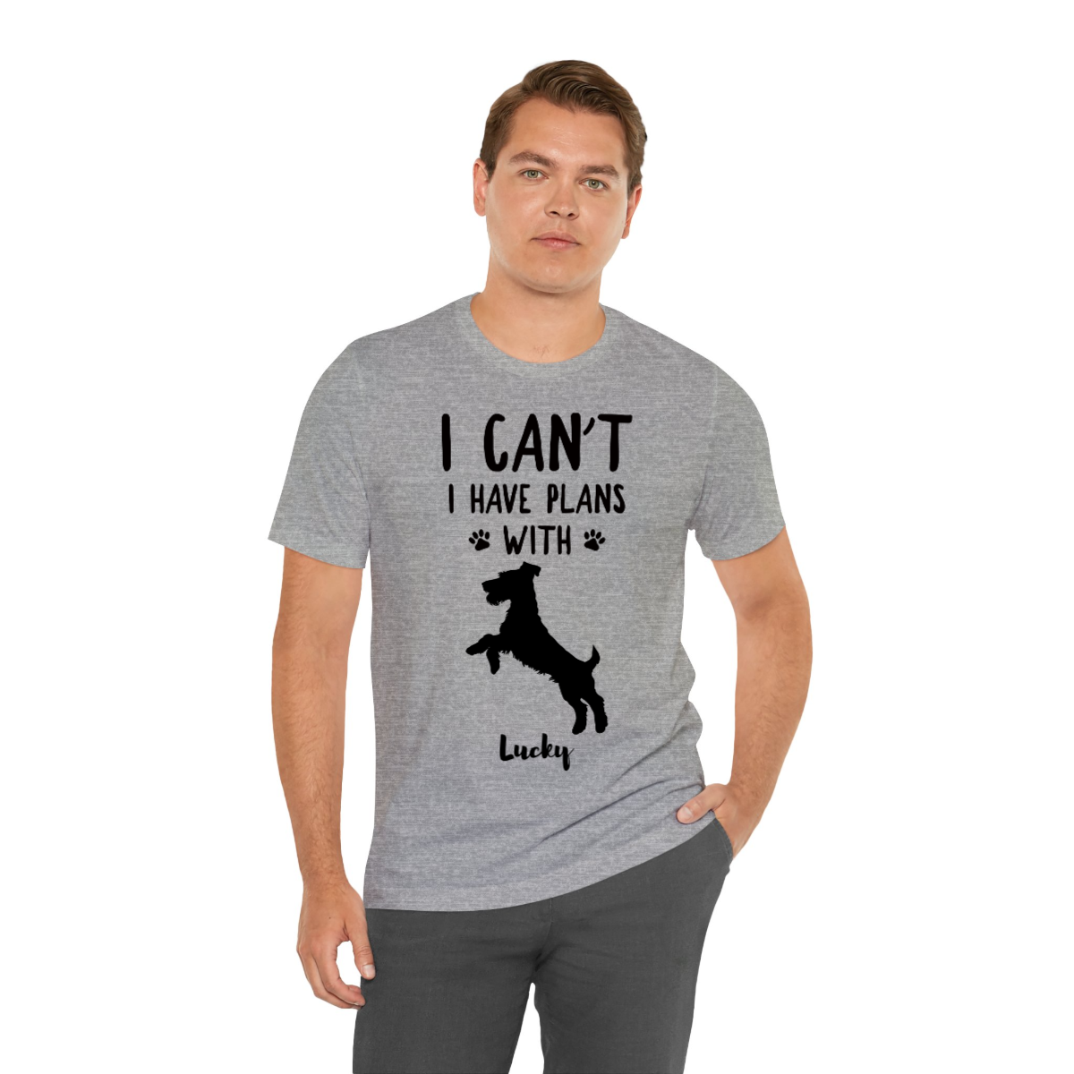 Personalized Funny Dog Cat Shirt, Custom I have plans with Dog Cat Pet Shirt with Silhouette and Pet Names