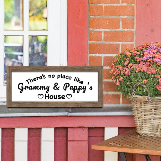 Personalized Wood Sign, Grandma & Grandpa House Wood Sign, Home Decor, Wall art, Grandparents Gift